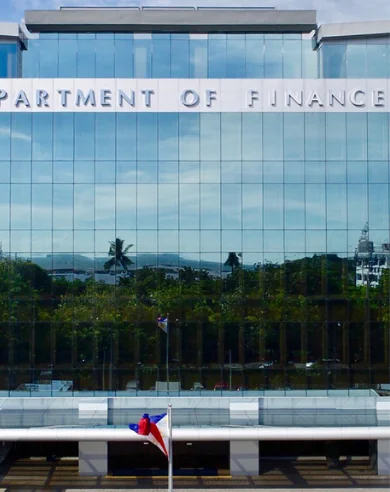 The Department of Finance building
